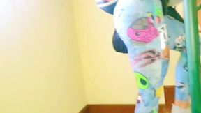 Spanish stepmom's curves bursting through spankys - neighbor's eager to ravage