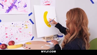 MYLF -&nbsp;Artistic Mylf Seduces Her Nude Male Model