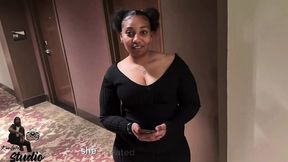 Dude Was Having a Bad Day Things Turned Around Quickly When He Ran Into This Pretty Thick Ebony