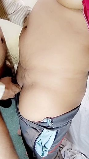 Muslim Married Stepsister Gets a Taste of Pussy Fucking