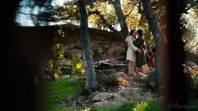 Girlsway - Jillian Janson and Karlee Grey Lure Kylie Le Beau Into Steamy Lesbian Scissoring Romp