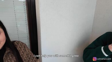 I gave a blowjob to the first guy I met on the street! He fucked me good and came in my mouth │Call me Hanna