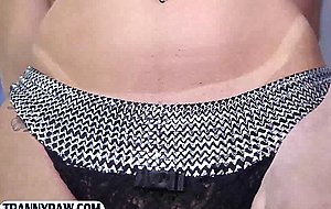 Latina teen trans Gaby Maia amazing cock sucking and anal doggy fucking