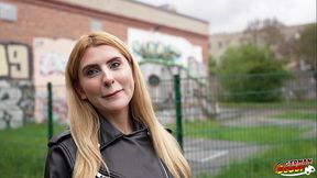 GERMAN SCOUT - Anal at Pick Up Casting for Big Boobs blonde Latina Lola Morango