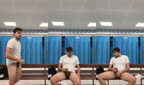 Public Locker Room Wank