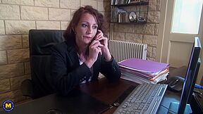 Secretary Is Being Fisted And Fucked By Her Boss In The Office