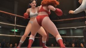 Saory vs Ariel boxing