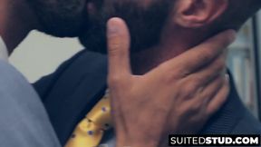 Dani Robles and Mick Stallone's office bareback plowing hard