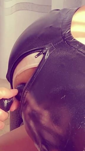 A day for his ANAL training &amp; CHASTITY routine... PEGGING &amp; ANAL masturbation   Clip 1