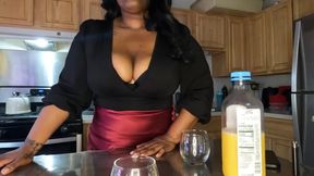 Busty Ebony Stepmom