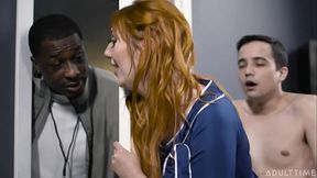 ADULT TIME - MILF Teacher Lauren Phillips Fucks Teen Student And Big Dick Gym Teacher Back To Back!