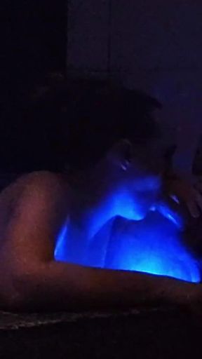 Japanese Love Hotel Open Air Spa Bath - Homemade Romantic Anniversary Sex Tape on Vacation in Tokyo