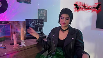 Skinny Latina Nana deepthroats and rides thick cock