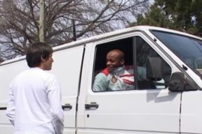 Young guy picked up from the street fucked by BBC