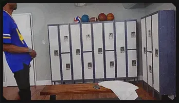 Nerdy Bombshell Abigaiil Morris Locker Room Blowbang