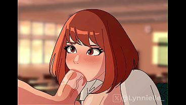 Ochako Uraraka blowjob