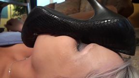 Foot Slave Caught Bad Mouthing Mistress And Dominated With Foot Worship