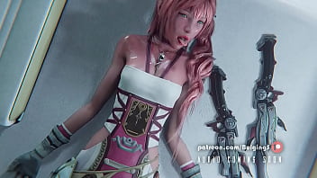 Final Fantasy Serah Farron deepthroat