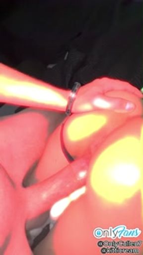 My boyfriend was working late… So I invited his friend over to fuck me
