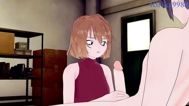 Ai Haibara and I have intense sex in the storage room. - Detective Conan Hentai