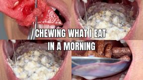 Chewing what I eat in a morning - OnlyVanessa