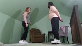 Ballbusting Mistress doing Bondage Part 2 of 11