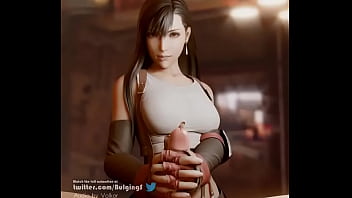 「Tugged by Tifa」by BulgingSenpai [Final Fantasy 3D Porn]