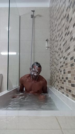 I Went to Take a Shower and Made a Video for My Followers.