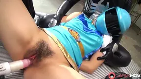 Naughty Asian Beauty Tempts In Trailer Park Seduction Scene