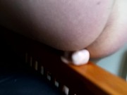 Trying a dildo in my ass... and liking it!