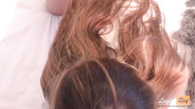 Teen Babe Rides Daddy`s Dick and Gets a Load Creampie - Layla Ray