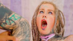Tattoo girl gets Anal fuck from BBC - ATM &mdash;  facial