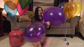 Purple B2P and Inflate Helium Balloons - Kylie Jacobs - MP4 720p HD