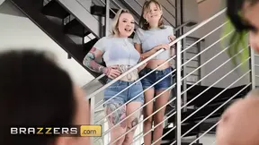 Caught playing with other's pussy, Karen joins in