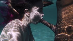 Wet Dreams of Haley Reed - blowjob under water