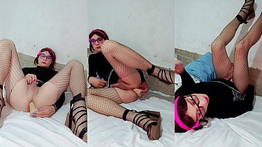 Atrevida Linda y Femenina TS Caliente Penetrando su Ano Vagina #63 - Desesperada y caliente mariquita - Penetracion anal Fantasia de enorme pene - Inocente culito caliente - jovencita caliente