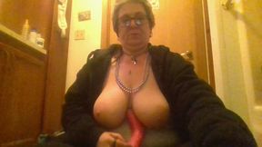 Huge Natuarl Ta Tas and Tight Pussy in Your Face Cum