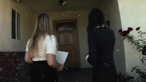 Aurora Snow & Amber Rayne Deepthroat Huge Black Cock