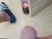 So ganz nebenbei !!! Schnell einen runter geholt !!!