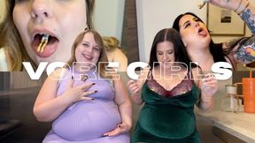 Swallowing Tinies is Better Than Going to the Bar | Vore Goddesses Devour Tiny Men with Piggy Polly