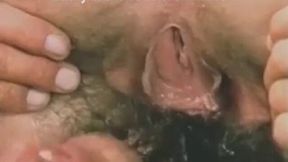 Retro cumshot video with insatiable goomah from Color Climax