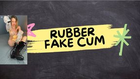 rubber fake cum