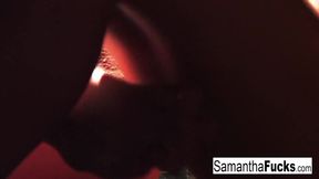 Samantha Saint and Victoria get wild with hot wax