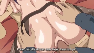 Gangbang in a Love Hotel with a Big Ass Busty Babe