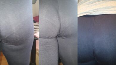 BIG BOOTY Brazilian Babe in See Through Leggings