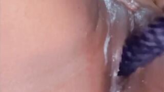 point of view Chubby african pierced nipple mom squirting (How much squirt can I got inside the glass bowl?)