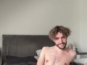 British guy Dirty Talks while stripping