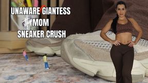 Unaware giantess stepmom sneaker crush - OnlyVanessa (custom clip)