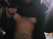 Part with my tits with me while I smoke ❤️