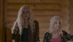 Naomi and Piper Threesome in A Log Cabin